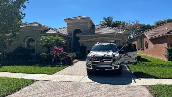 Completion of tile reroof