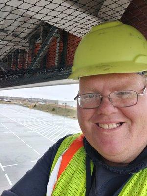 TRapper on a bird netting project for a major retailer