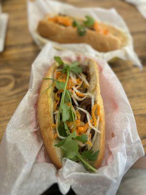 Grilled pork banh mi