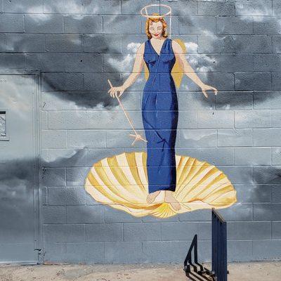 The Blue Angel will watch over your bicycle - but lock it anyway.