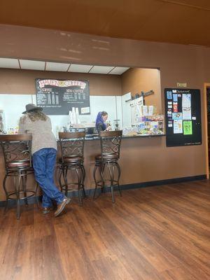 Great iced hazelnut latte.