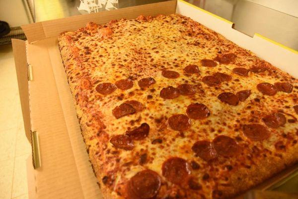 Pizza made fresh to order