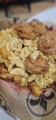 Kids Shrimp Basket with mac & cheese