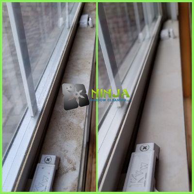 Window frames, sills, and screens are included in our window cleaning pricing.