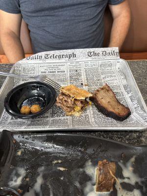 What's left of our lunch!