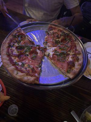 Pizza was amazing! My husbands favorite! Thin crust was so good! Very light too, not heavy at all, just perfect!