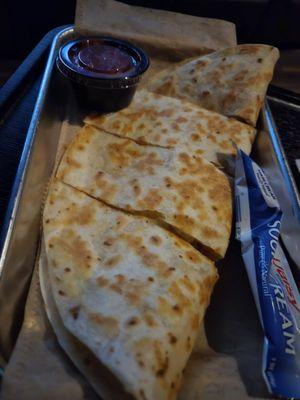 Chicken quesadilla- perfect size