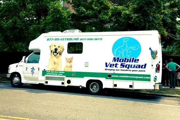 Our fully equipped mobile animal hospital