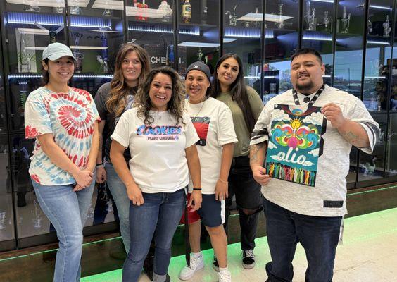 The Bud Board Smoke Shop & Dispensary crew in Carlsbad, NM always ready to help with good vibes and great service.