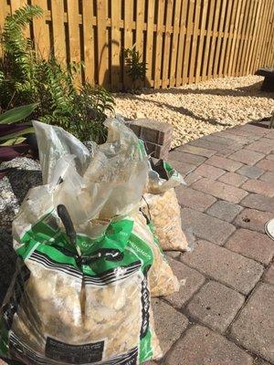 Great spot to get garden rock