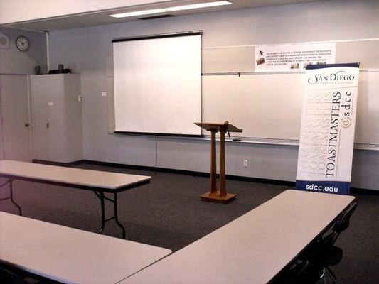 This is where Toastmasters@SDCC meets.