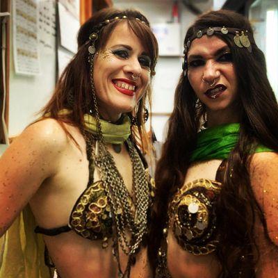 Joanna & myself as Starry Moon Dance Company