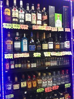 Our Liquor Bottles, and Grab & Go Items.