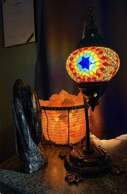 Orthoceras with lamps