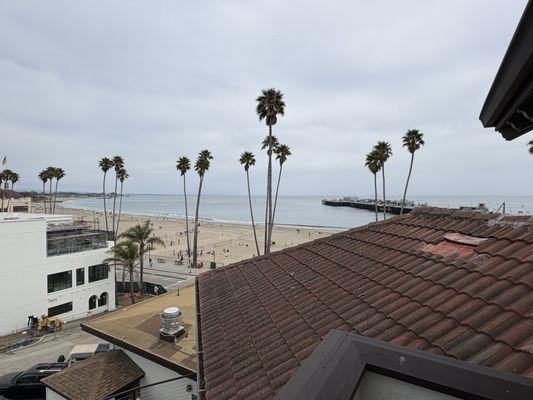 View from private balcony