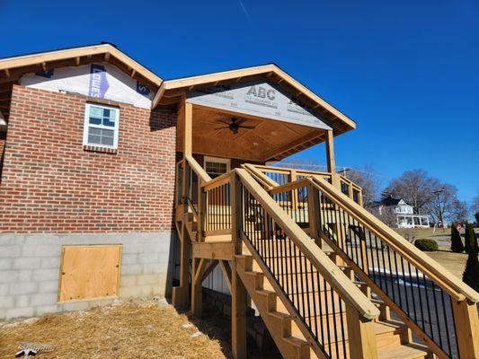 PORCH AND BATH ADDITION