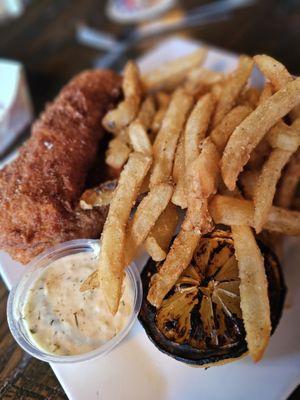 The Fish and Chips - tasty!