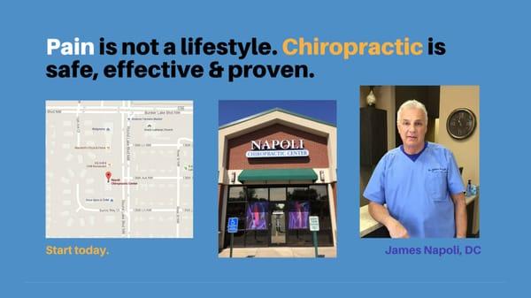 Back Pain is not a lifestyle. Napoli Chiropractic Center can reduce pain and restore spine health.