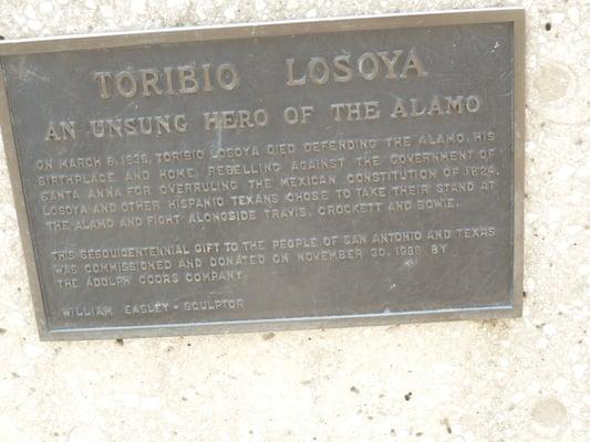 Toribio Losoya Monument