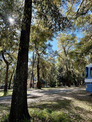 Views from pull thru site A13