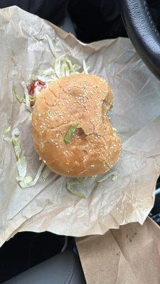 Big and juicy burger with special sauce