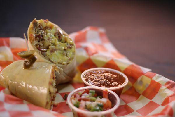 Breakfast is important, so start the day off right with one of our amazing burritos.