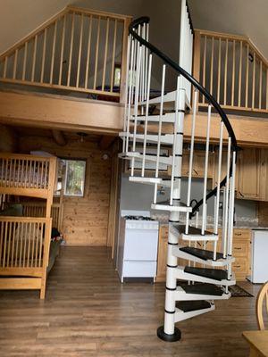 Inside of Seward waterfront cabin