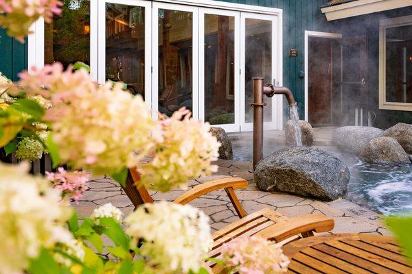 Stop and smell the flowers while you await your appointment.