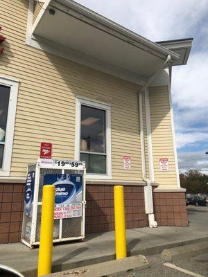 A sign of the times... Winter Is Coming! "Watch for falling ice and snow"