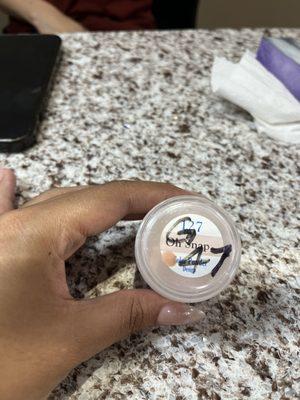 nail powder