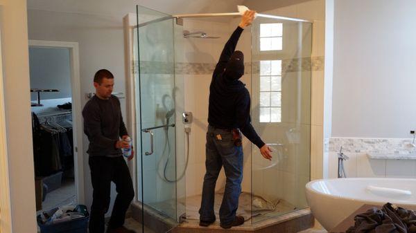 glass shower doors installation Chicago