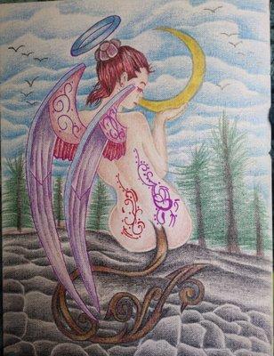 Marked By Grace With Tattoo Cartoon