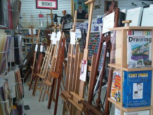 Large selection of Easels and Books