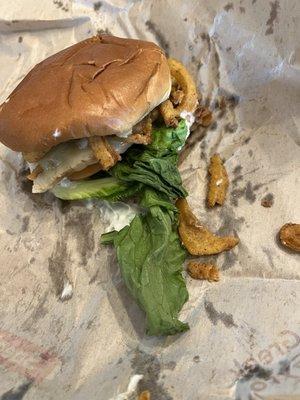 Gobbler Fried turkey sandwich