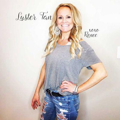 Hi! I'm Renee & I'm the owner of Luster Tan. I'm so proud of my business & appreciate all of my amazing loyal clients!! Xoxo