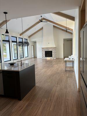 LVP that looks like real hardwood.