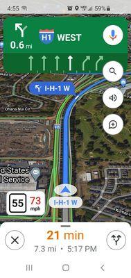 is this a safe speed to transport someone? I have video of the driver texting also.