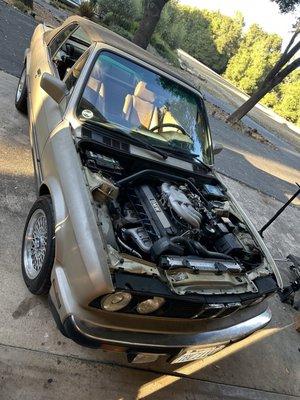 Engine reinstalled and going through break-in process.