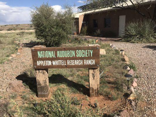 Signage as we entered the driveway .