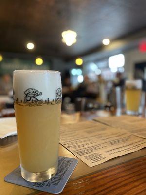 Full of content hazy pale ale.. solid..