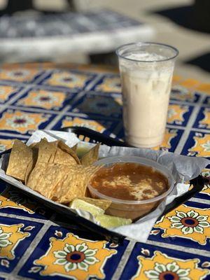 Definitely recommend the Bean Dip & Horchata.