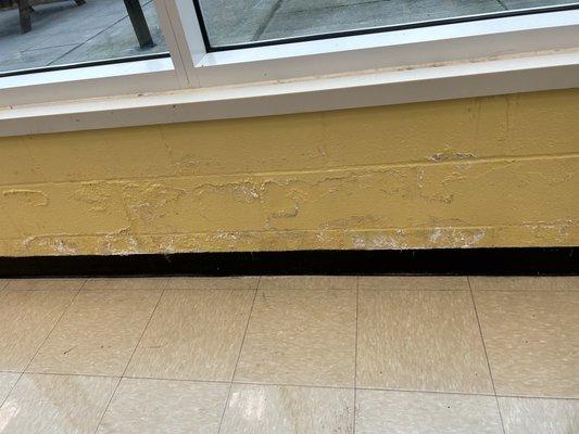 Mold on the front facing window