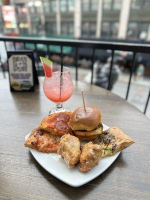 Da summer vibe Mocktail with the balcony view