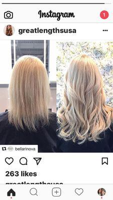 Great Lengths Hair Extensions. The best in the industry!