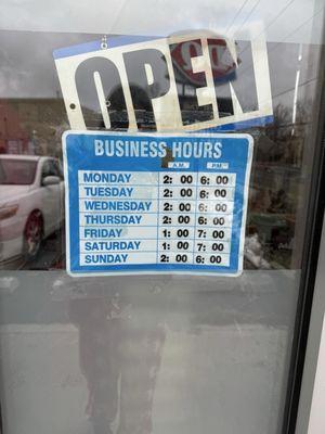 Business Hours