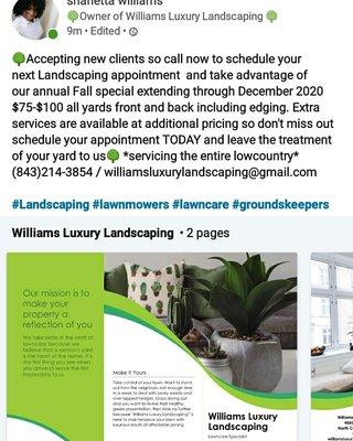 Williams Luxury Landscaping