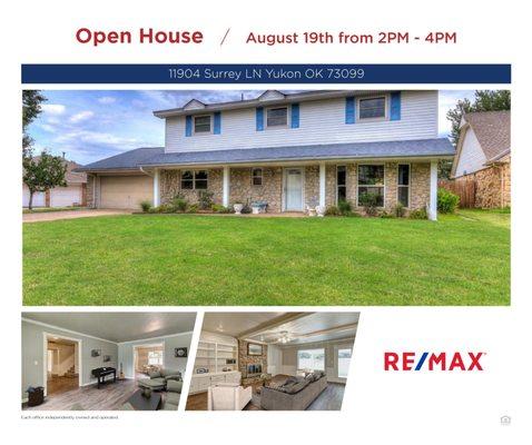 OPEN House this Sunday! 4 bedroom/ 2.5 bath/ 2,656 sq.ft. $234,900 www.JoshWiesemann.com