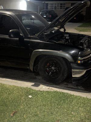 Brought my truck in quick .