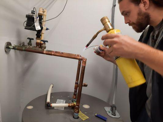 Almost there, you'll have hot water again in no time!