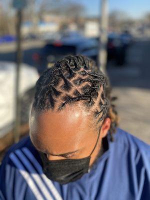 Loc Retwist and style